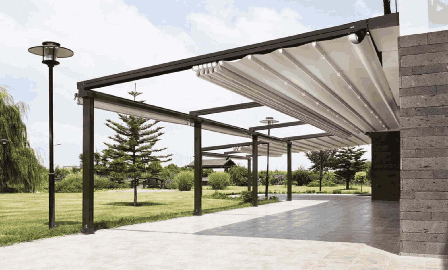 Raylı Pergola